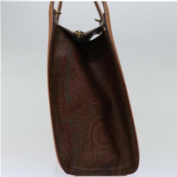 Elegant Brown Paisley ETRO two way unique bag - Picture 3 of 15